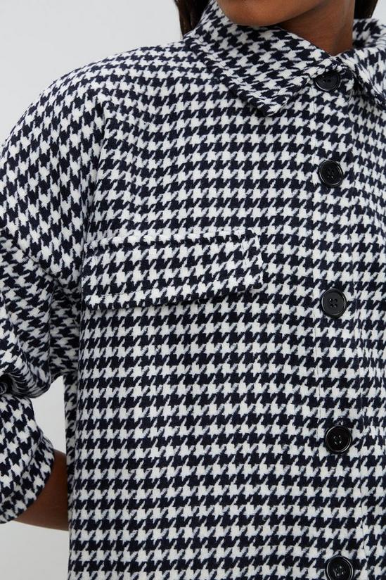 Dorothy Perkins Dogtooth Button Up Shacket 4