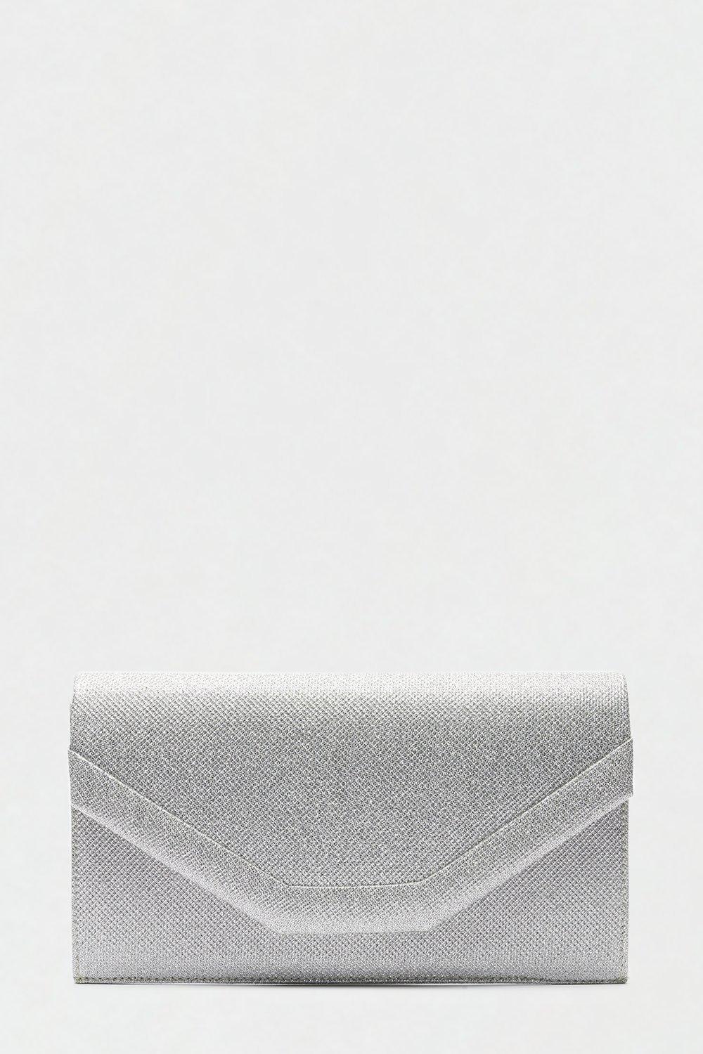 Silver clutch bag dorothy cheap perkins