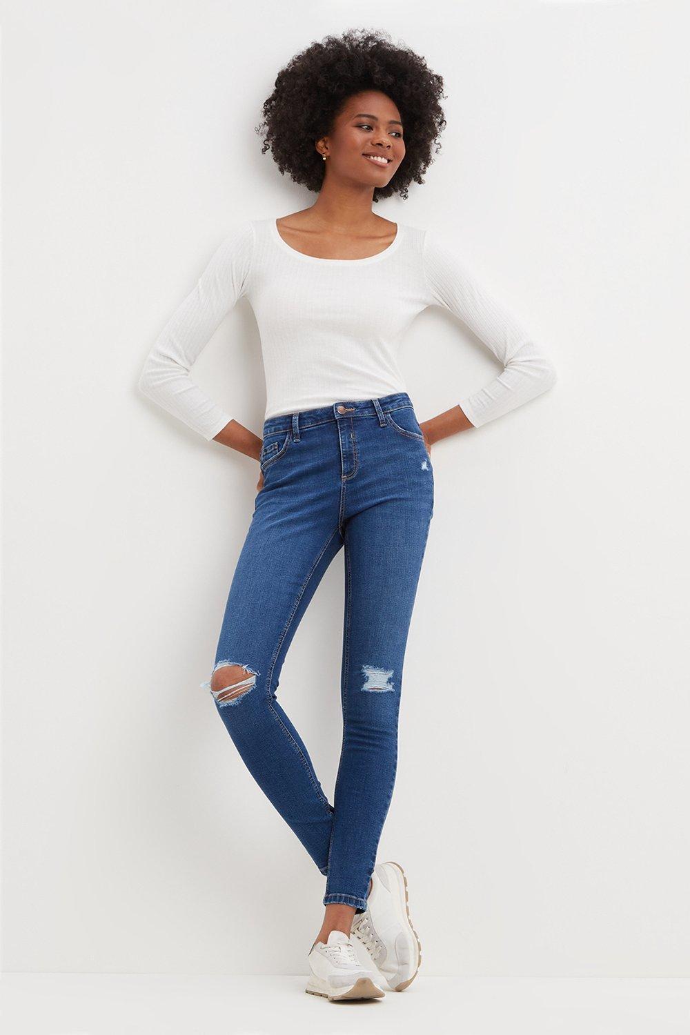 Women’s Tall Darcy Ankle Grazer Jeans - indigo - 12