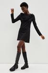 Dorothy Perkins Ruffle Front Textured Mini Dress thumbnail 2