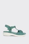 Good For the Sole Good For The Sole: Amara Wide Fit Knotted T Bar Flat Sandal thumbnail 2