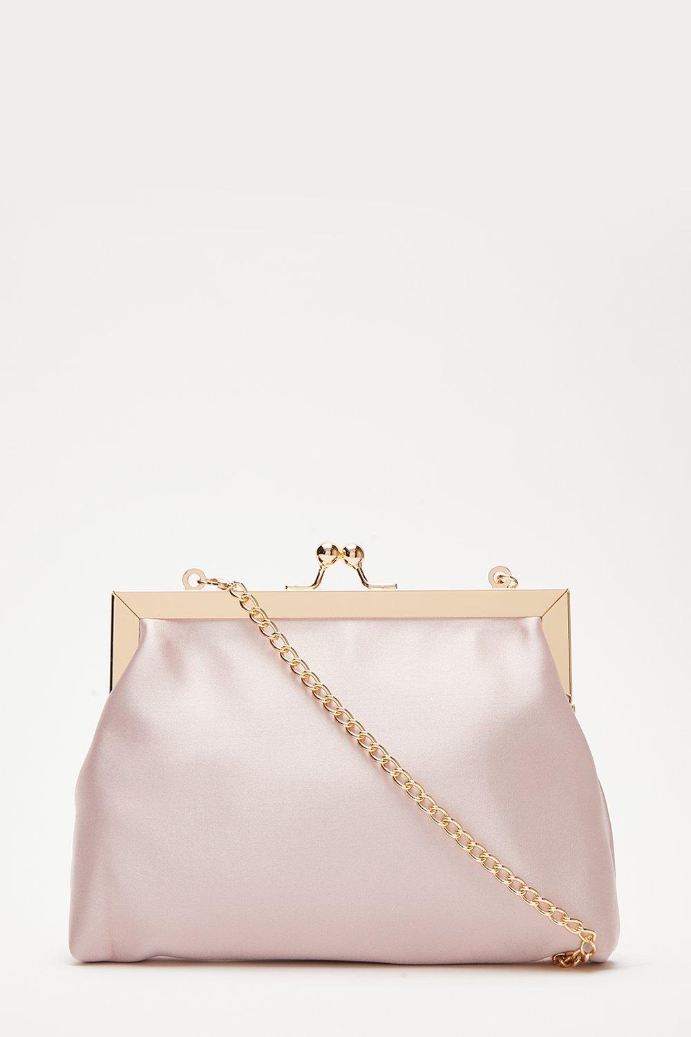 Blush pink clutch 2025 bag dorothy perkins