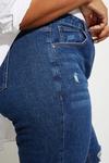 Dorothy Perkins Curve Midwash Straight Jeans thumbnail 4