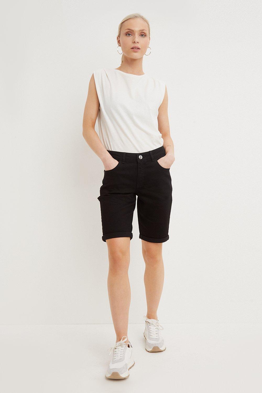 Shorts Petite Knee Shorts Dorothy Perkins