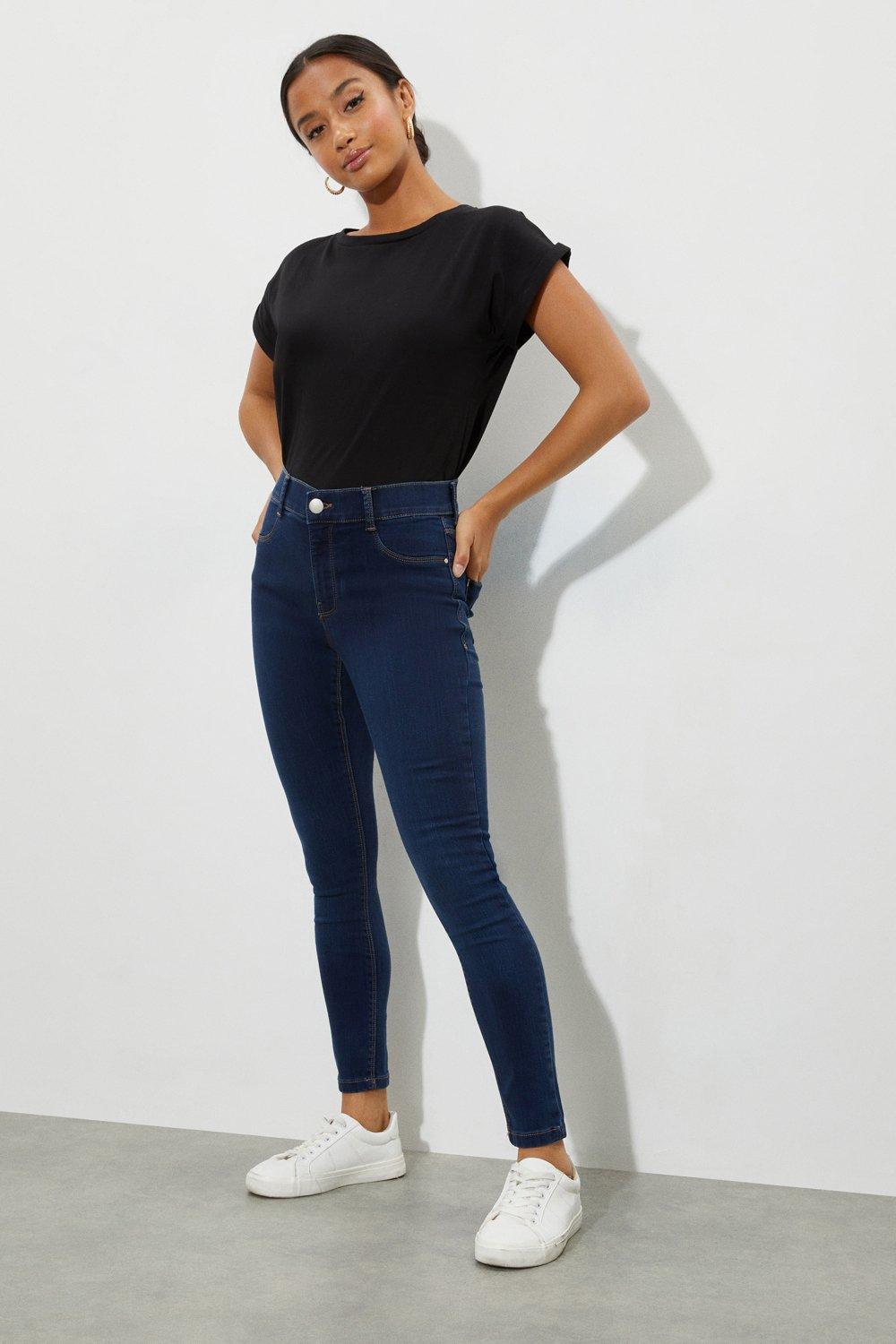 Petite 2024 indigo jeans