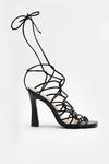 Dorothy Perkins Stace Square Toe Lace Up Sandals thumbnail 3