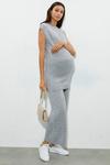 Dorothy Perkins Maternity Under Bump Knitted Wide Leg Trousers thumbnail 1