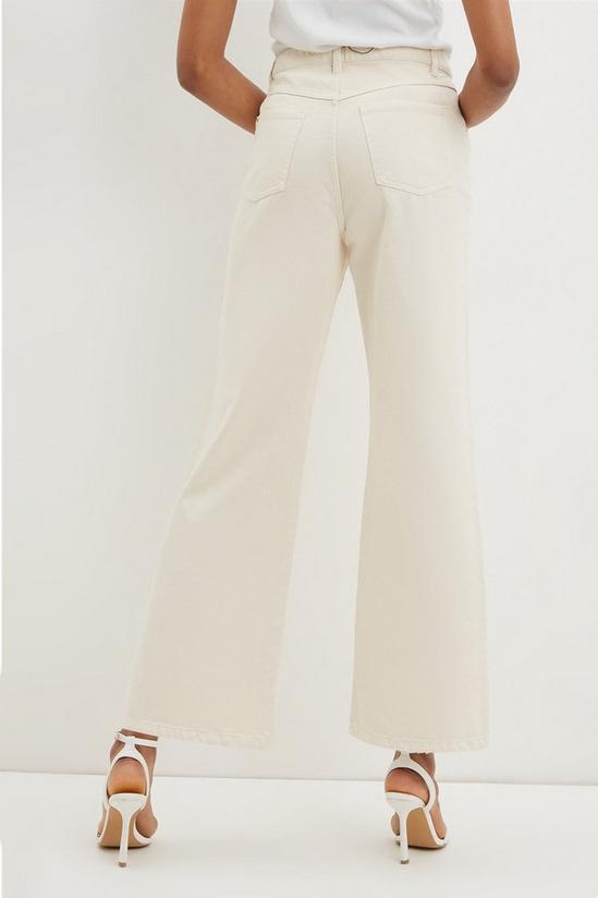 Dorothy Perkins Tall Wide Leg Crop Denim Jeans 3