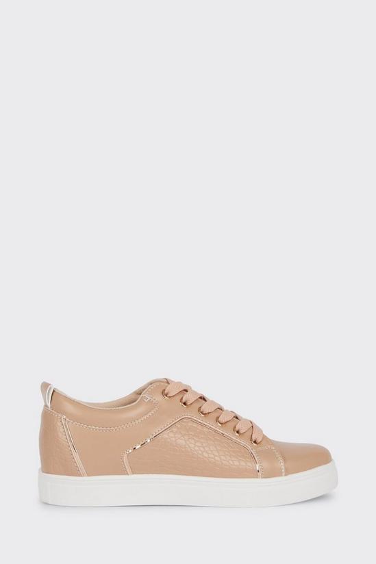 Dorothy Perkins Wide Fit Icecream Lace Up Trainers 2