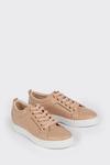 Dorothy Perkins Wide Fit Icecream Lace Up Trainers thumbnail 3