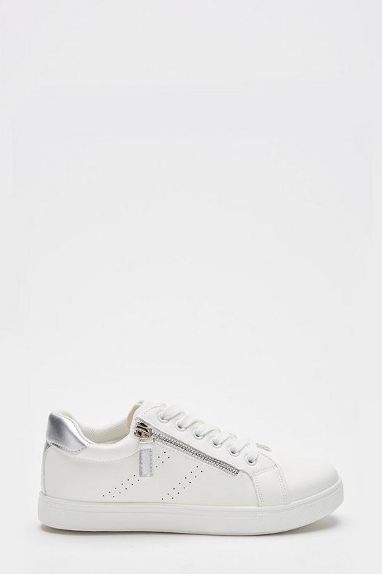 Dorothy Perkins Wide Fit Ivy Side Zip Trainers 2