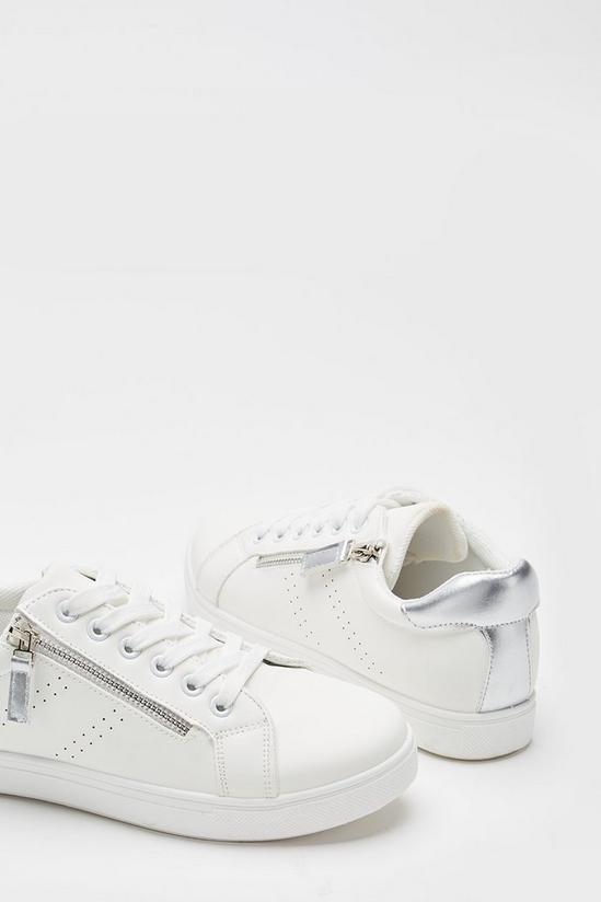 Dorothy Perkins Wide Fit Ivy Side Zip Trainers 3