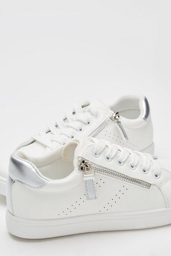 Dorothy Perkins Wide Fit Ivy Side Zip Trainers 4