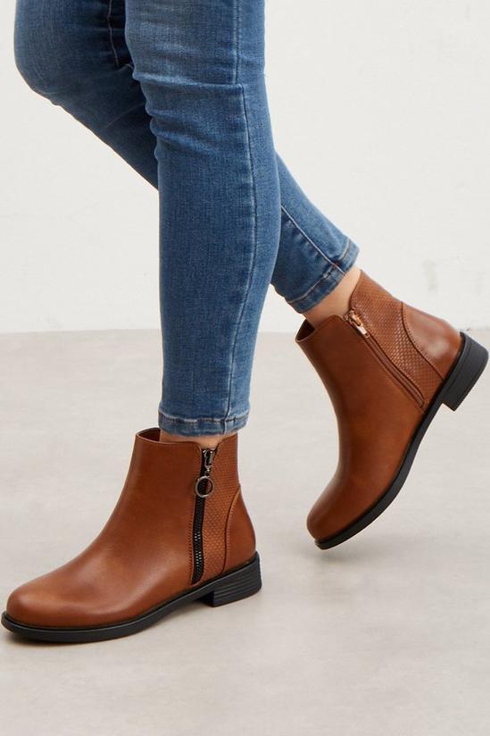Principles Principles: Astrid Side Zip Ankle Boots 3