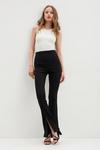 Dorothy Perkins Smart Stretch Flared Trousers thumbnail 1