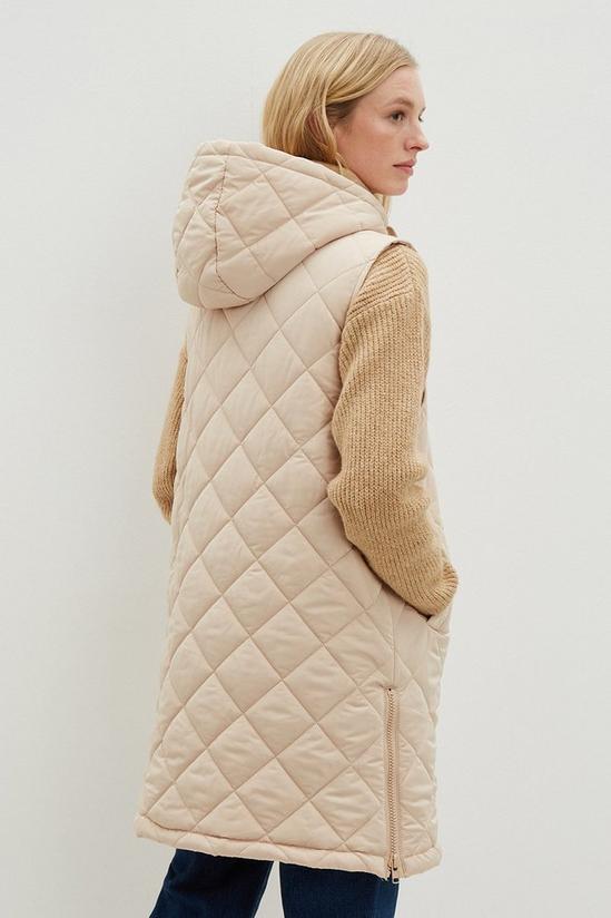 Dorothy Perkins Diamond Quilted Padded Hooded Gilet 3