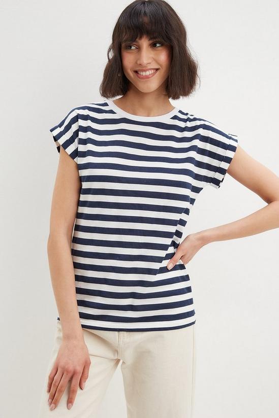 Dorothy Perkins Tall Cotton Stripe T-Shirt 2