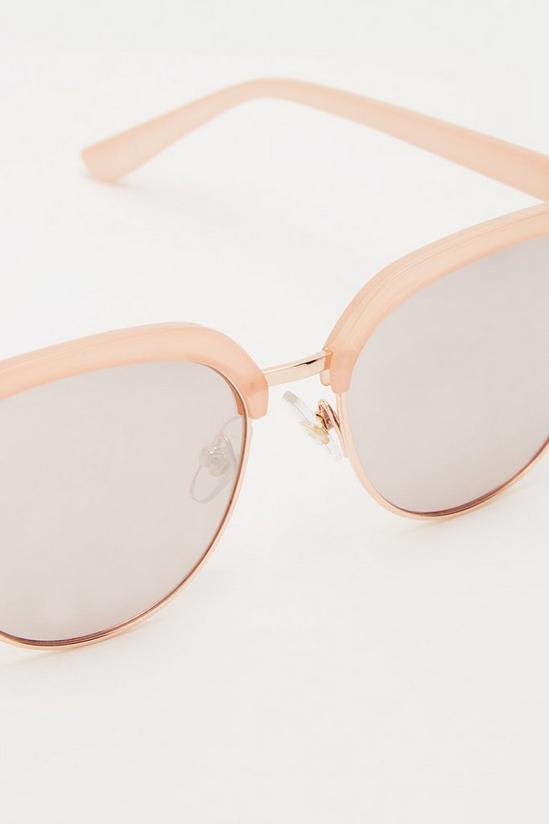Dorothy Perkins Mirrored Blush Sunglasses 3