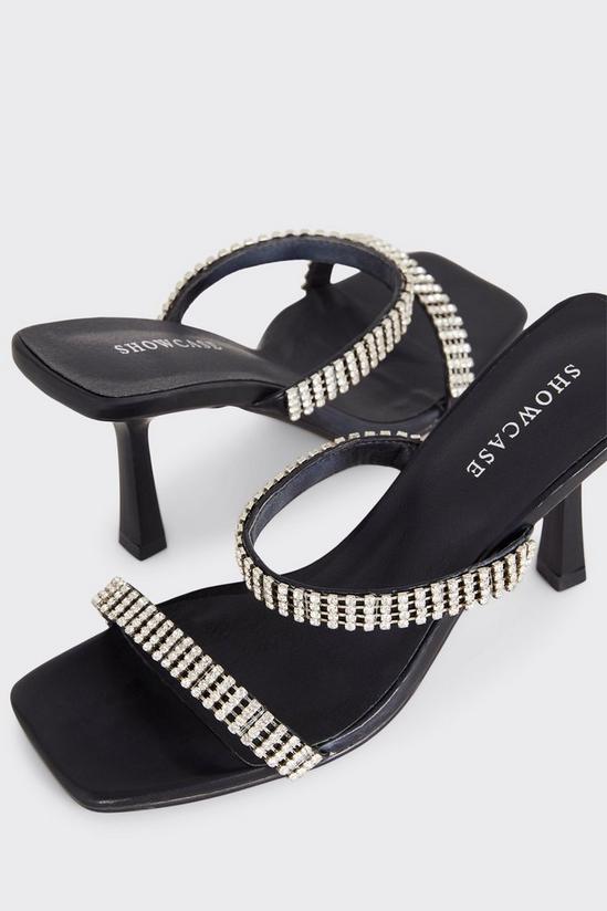 Dorothy Perkins Showcase Gift Diamante Barely There Heels 4