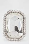 Dorothy Perkins Octagon Stone Diamante Ring thumbnail 1