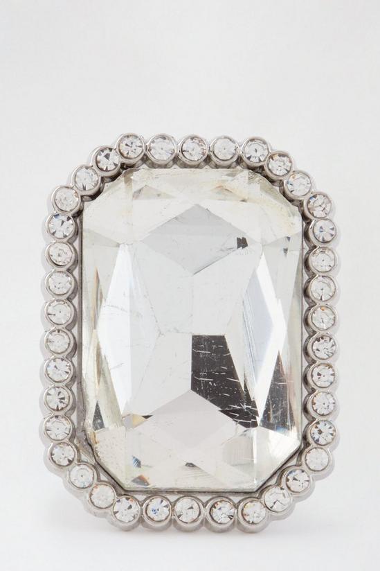 Dorothy Perkins Octagon Stone Diamante Ring 1