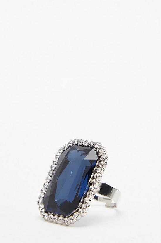 Dorothy Perkins Octagon Stone Diamante Ring 3