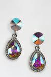 Dorothy Perkins Holographic Stone And Diamante Drop Earrings thumbnail 1