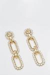 Dorothy Perkins Diamante Chain Link Drop Earrings thumbnail 2