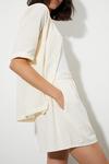 Dorothy Perkins Tall Elastic Waist Linen Look Shorts thumbnail 4