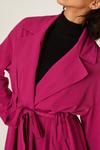 Dorothy Perkins Tall Belted Twill Duster Coat thumbnail 4
