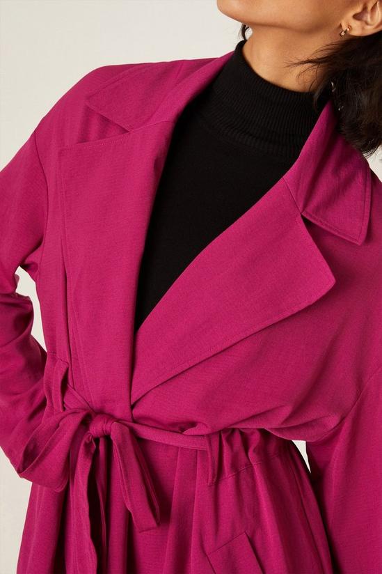 Dorothy Perkins Tall Belted Twill Duster Coat 4