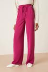 Dorothy Perkins Tall Washed Twill Wide Leg Trousers thumbnail 1