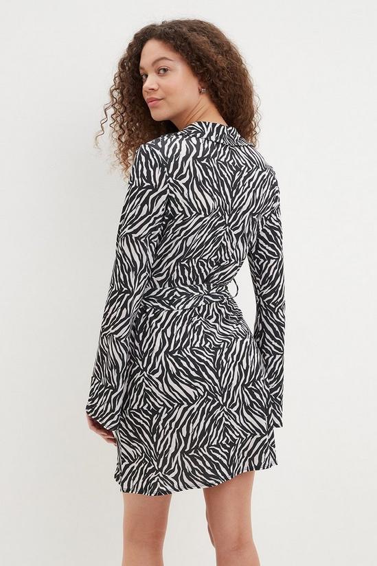Dorothy Perkins Petite Zebra Shirt Dress 3