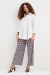 Dorothy Perkins Petite Geo Co-Ord Flare Trousers thumbnail 2