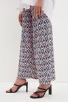 Dorothy Perkins Petite Geo Co-Ord Flare Trousers thumbnail 4
