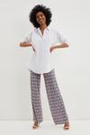 Dorothy Perkins Tall Geo Co-Ord Flare Trousers thumbnail 2