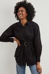 Dorothy Perkins Tall Broderie Belted Shirt thumbnail 1