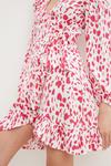 Dorothy Perkins Tall Spot Print Wrap Frill Skirt Mini Dress thumbnail 4