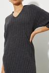 Dorothy Perkins Oversized Collar Knitted Midi Dress thumbnail 4