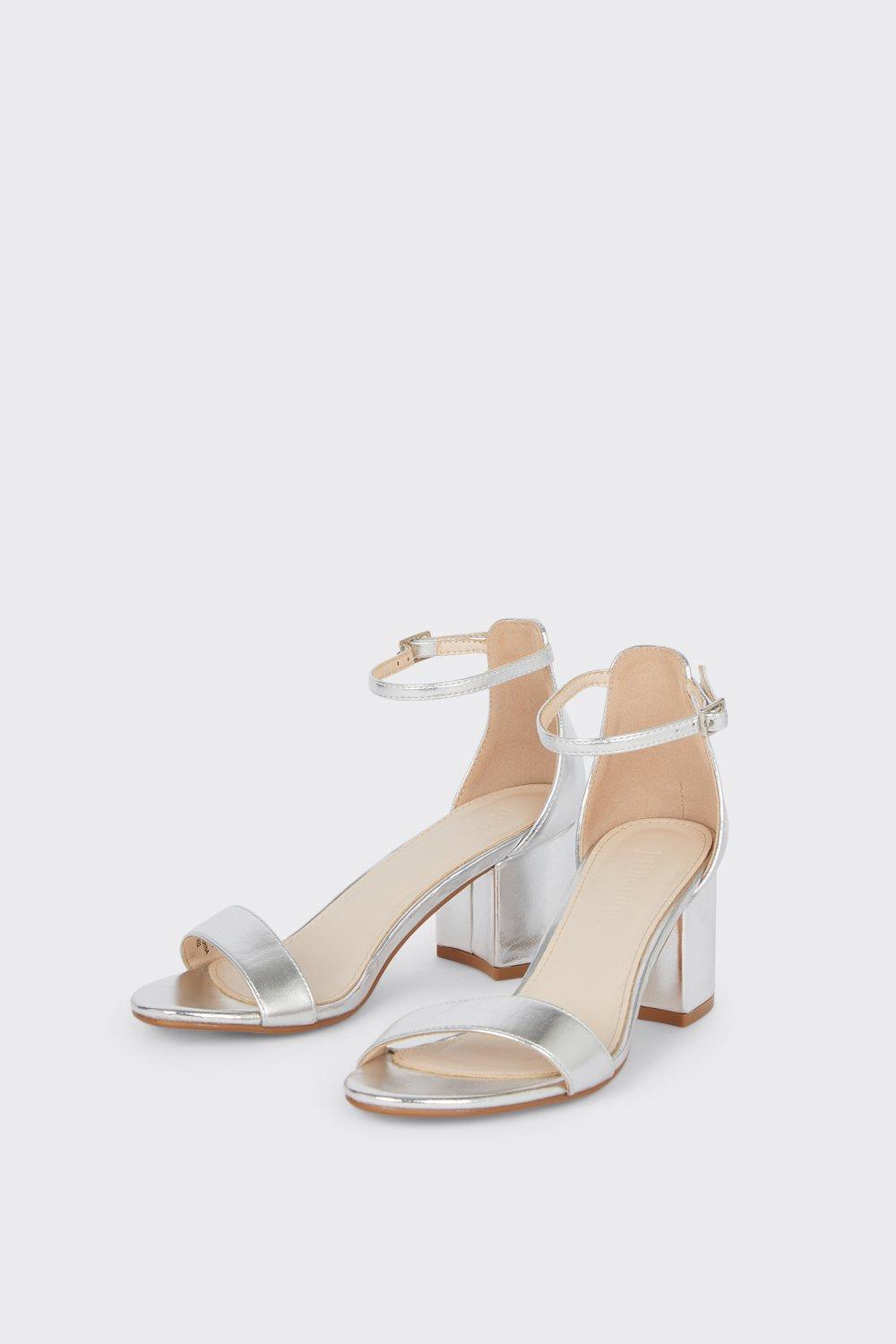 Dorothy perkins silver on sale heels