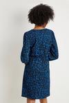Dorothy Perkins Tall Blue Printed Wrap Mini Dress thumbnail 3