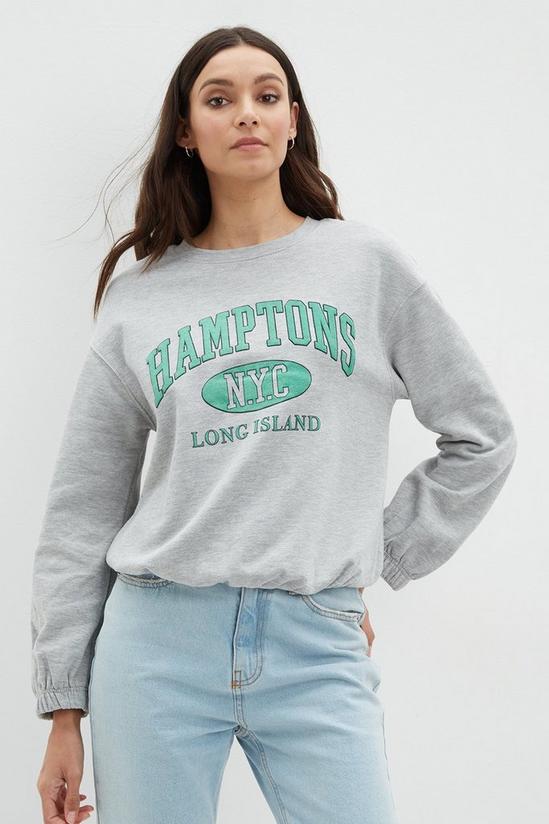 Dorothy Perkins Grey Hamptons Sweatshirt 1