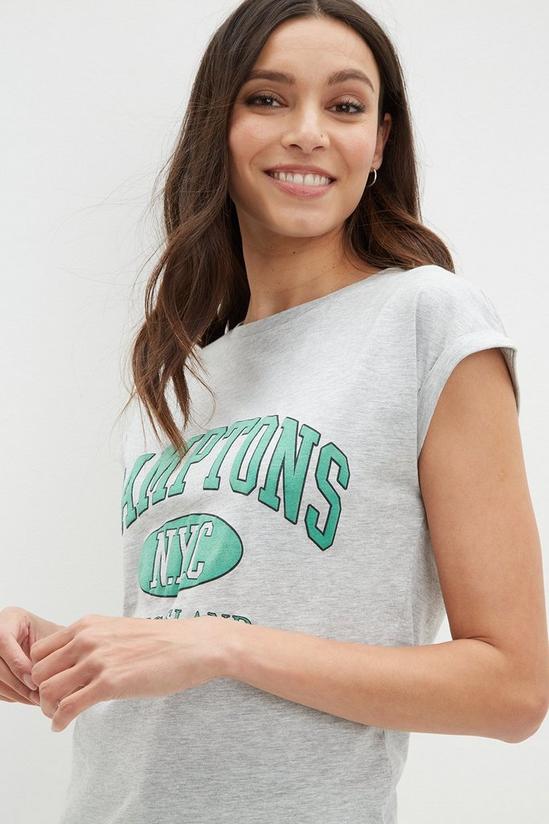Dorothy Perkins Grey Hamptons T-shirt 4