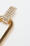Dorothy Perkins Gold Oval Diamante Earrings thumbnail 3