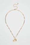 Dorothy Perkins Gold Multi Charm Necklace thumbnail 1