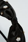 Dorothy Perkins Black Oversized Embellished Bow Headband thumbnail 3