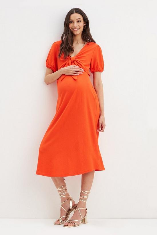 Dorothy Perkins Maternity Woven Tie Front Dress 2