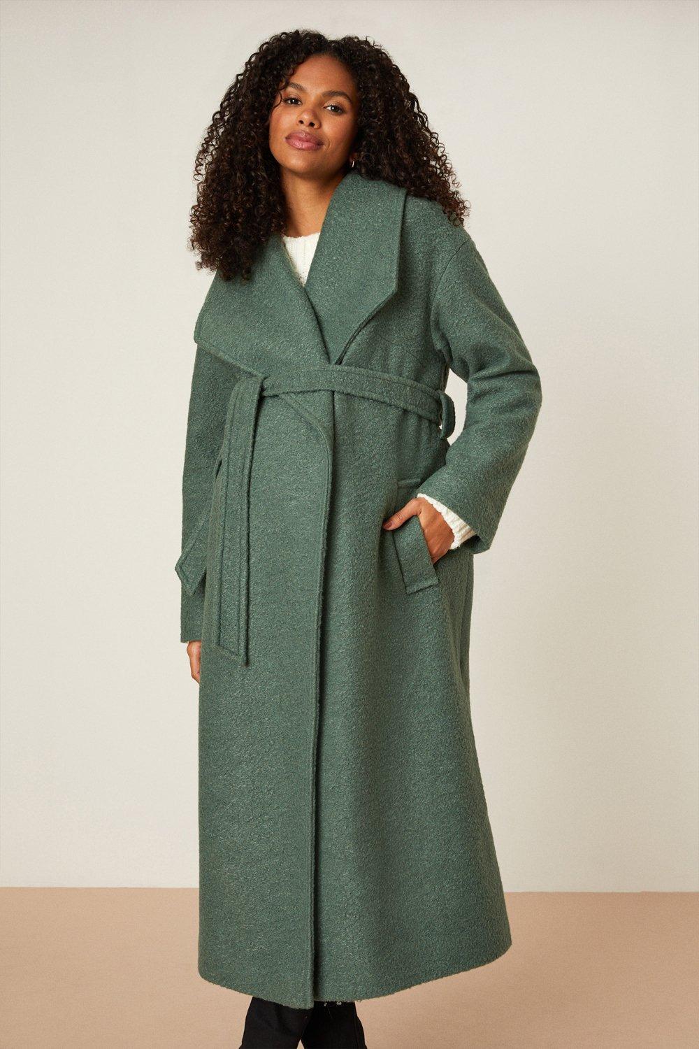 Vince belted deals cozy coat