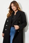 Dorothy Perkins Curve Military Double Breasted Coat thumbnail 2