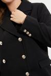 Dorothy Perkins Curve Military Double Breasted Coat thumbnail 5